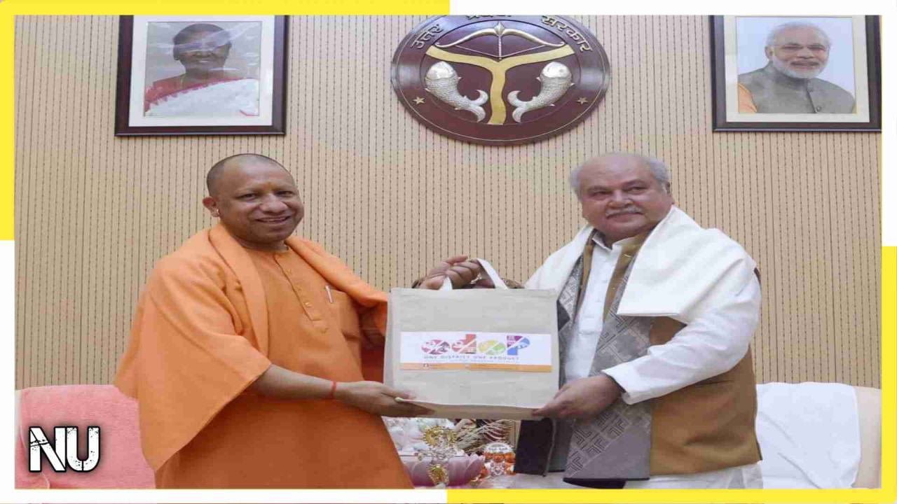 MP विधानसभा अध्यक्ष नरेंद्र सिहं तोमर ने उत्तरप्रदेश के मुख्यमंत्री योगी आदित्यनाथ से की मुलाकात