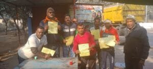 भारतीय मजदूर संघ के स्वर्णिम 70 वर्ष की गौरव गाथा पर श्रमिक संपर्क अभियान का किया गया समापन,, राजेश द्विवेदी
