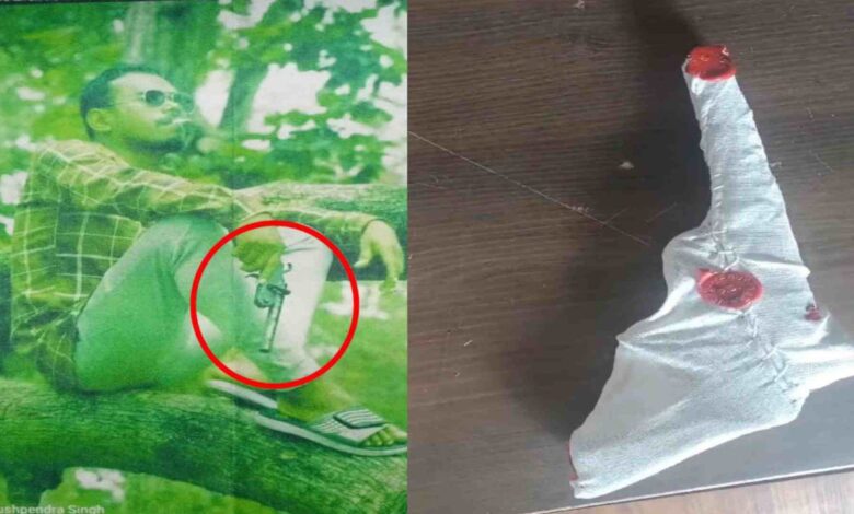 देशी कट्टे के साथ Whatsapp में फ़ोटो डालने वाला युवक पहुँचा सलाखों के पीछे