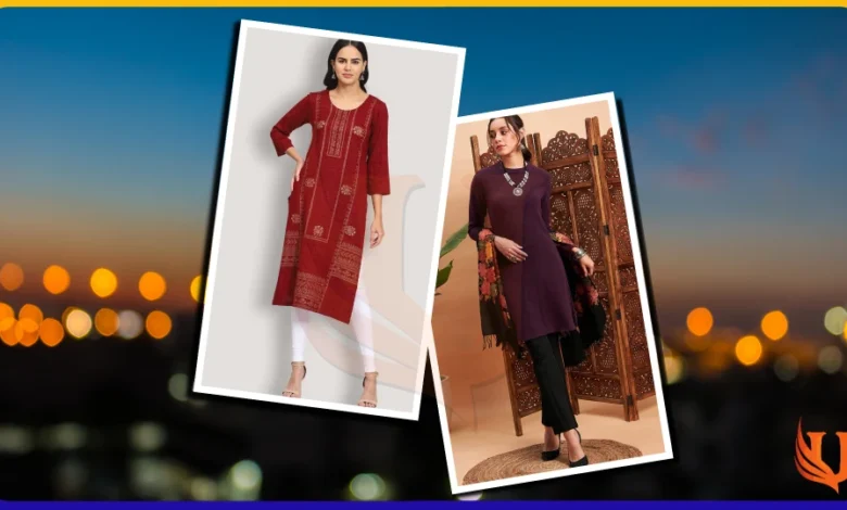 Woolen Kurti : ठंड के सीजन में फैशन के साथ-साथ बचना है ठंड से ट्राई करेंगे वूलन कुर्ती