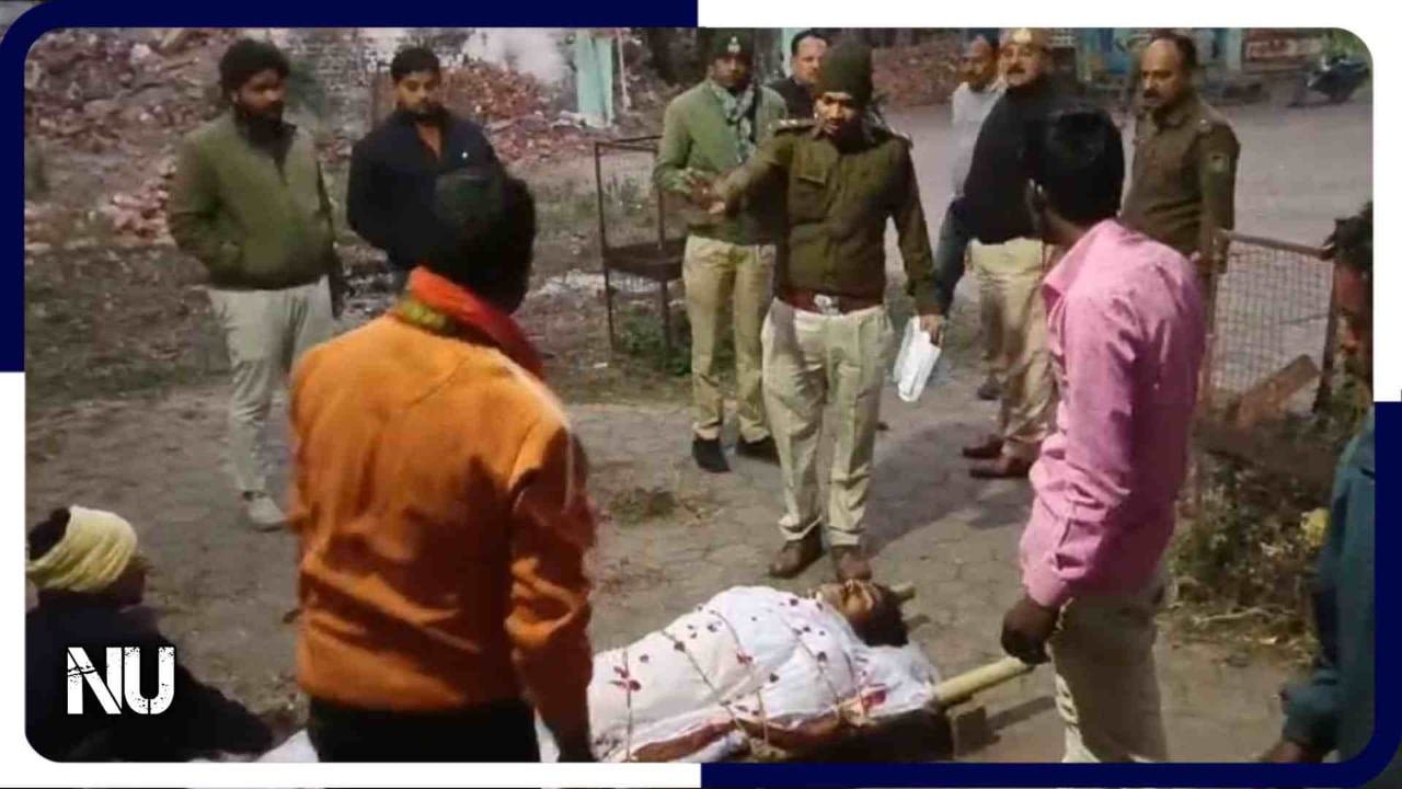 बेटे को मौत के घाट उतार पिता कर रहा था अंतिम संस्कार श्मशान से शव उठा ले गई पुलिस