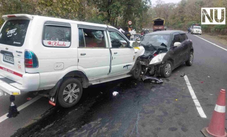 MP Breaking : टवेरा और कार के बीच जोरदार टक्कर,11 घायल,दो की हालत गंभीर