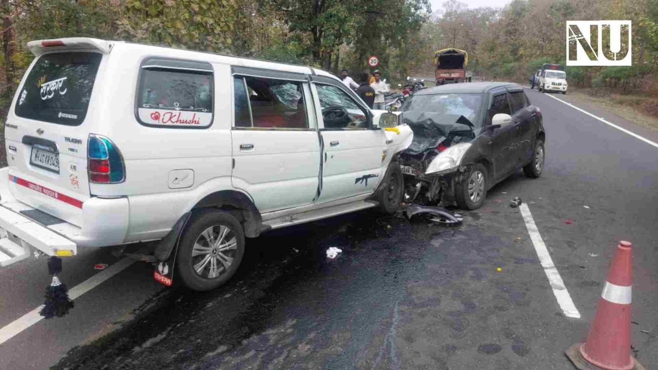 MP Breaking : टवेरा और कार के बीच जोरदार टक्कर,11 घायल,दो की हालत गंभीर