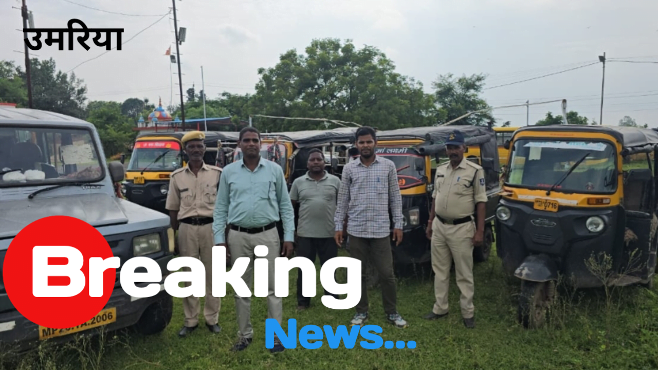 आरटीओ ने चेकिंग के दौरान 6 वाहनों को किया जप्त