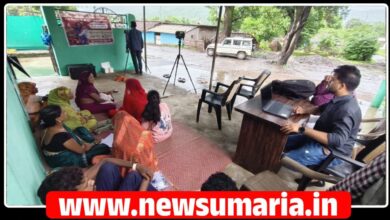 (उमरिया) प्रधानमंत्री टीबी मुक्त भारत अभियान के तहत की जा रही जांच